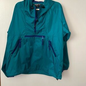 Red Ledge Teal & Navy Hooded Shell Jacket